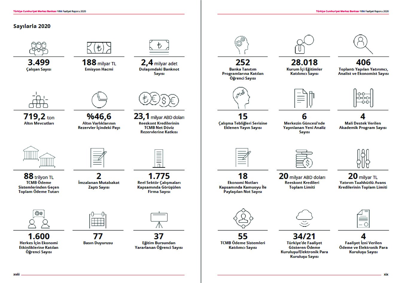 T.C. MERKEZ BANKASI / 2020 Faaliyet Raporu / 2020 Annual Report
