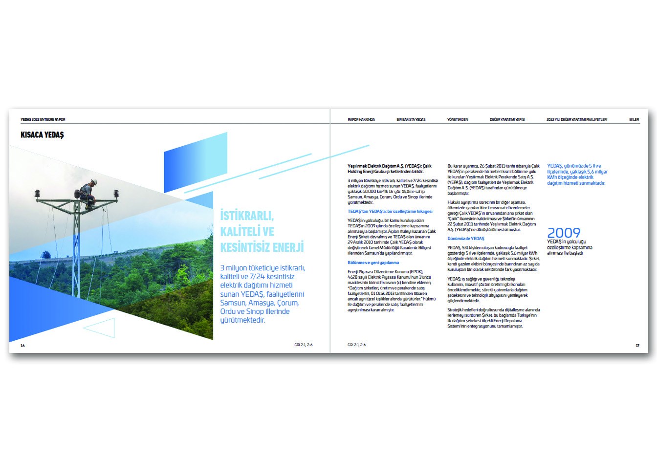 YEDAŞ / 2022 Entegre Faaliyet Raporu / 2022 INTEGRATED ANNUAL REPORT