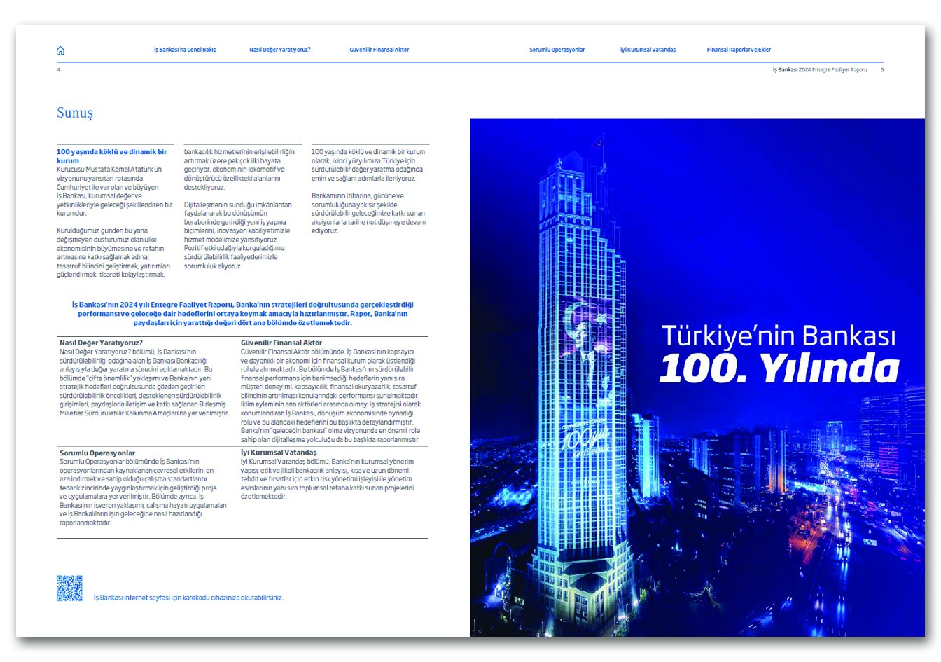 İŞ BANKASI / 2024 Entegre Faaliyet Raporu / 2024 Integrated Annual Report