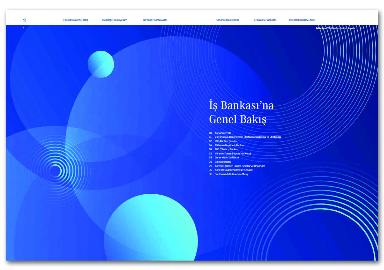 İŞ BANKASI / 2024 Entegre Faaliyet Raporu / 2024 Integrated Annual Report
