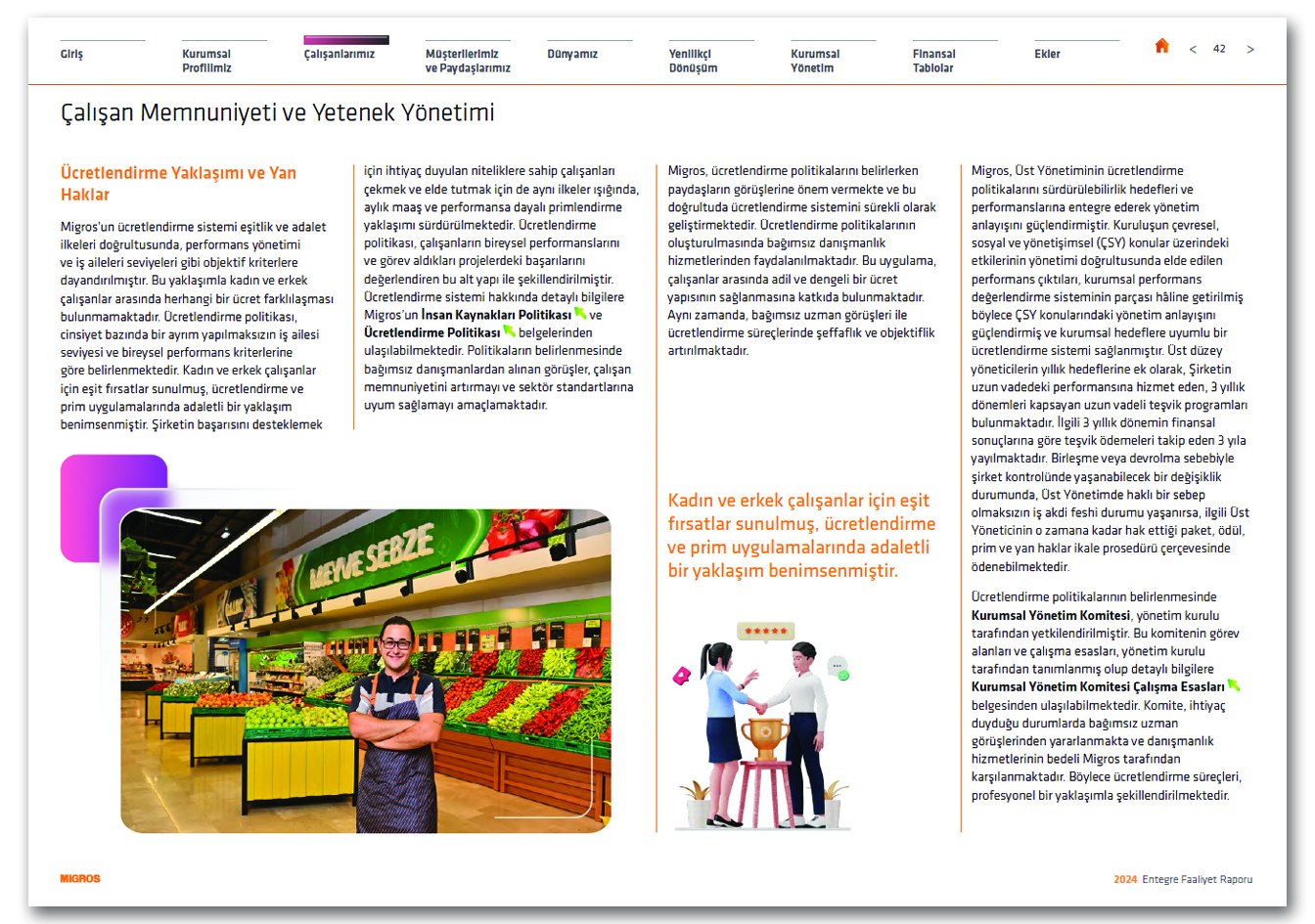 MİGROS / 2024 Entegre Faaliyet Raporu / 2024 Integrated Annual Report