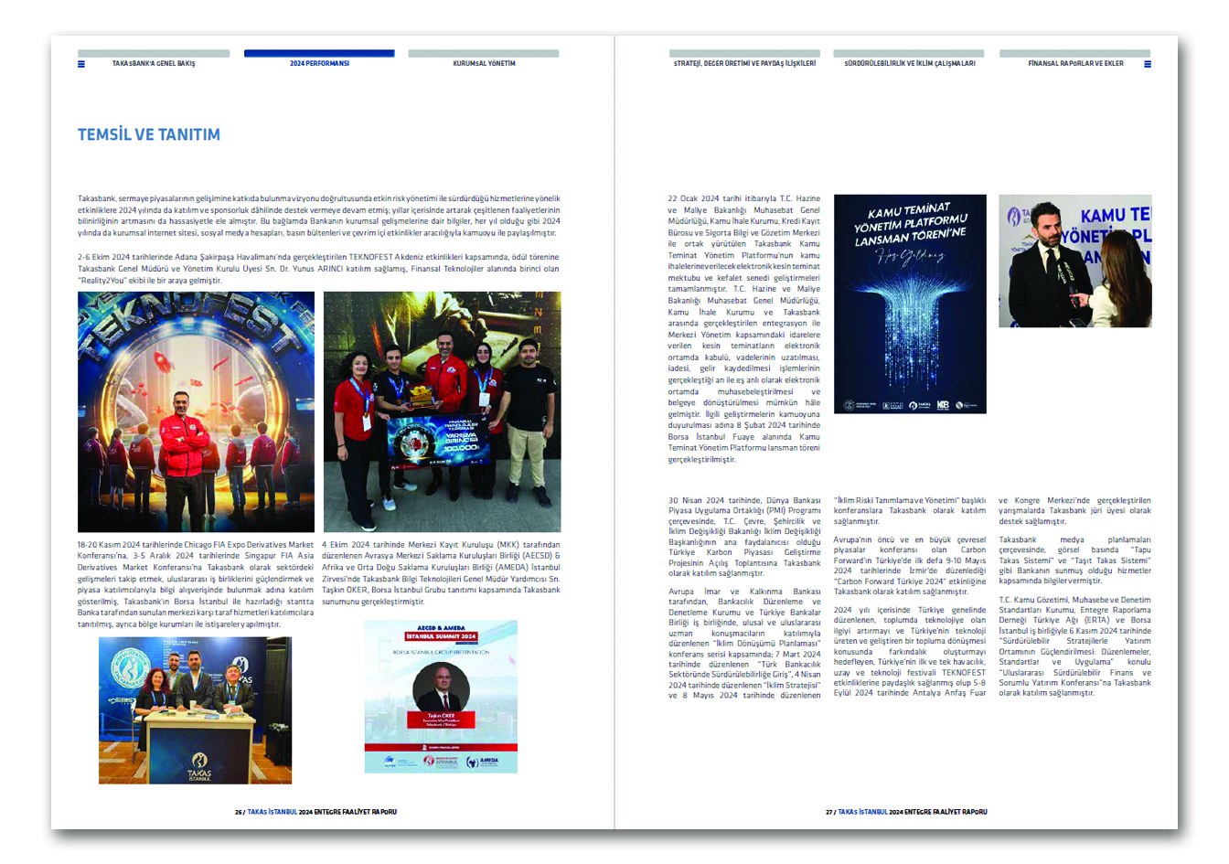 TAKASBANK / 2024 Entegre Faaliyet Raporu / 2024 Integrated Annual Report