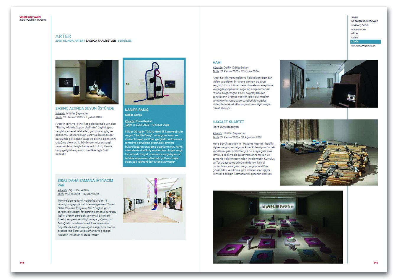 VEHBİ KOÇ VAKFI / 2025 Faaliyet Raporu / 2025 Annual Report