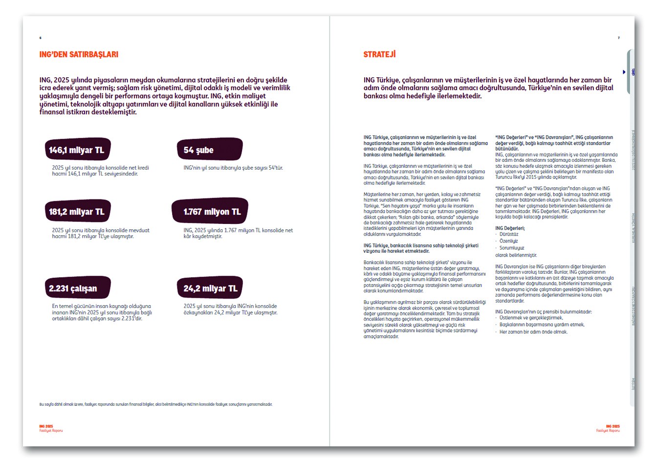 ING BANK / 2025 Faaliyet Raporu / 2025 Annual Report