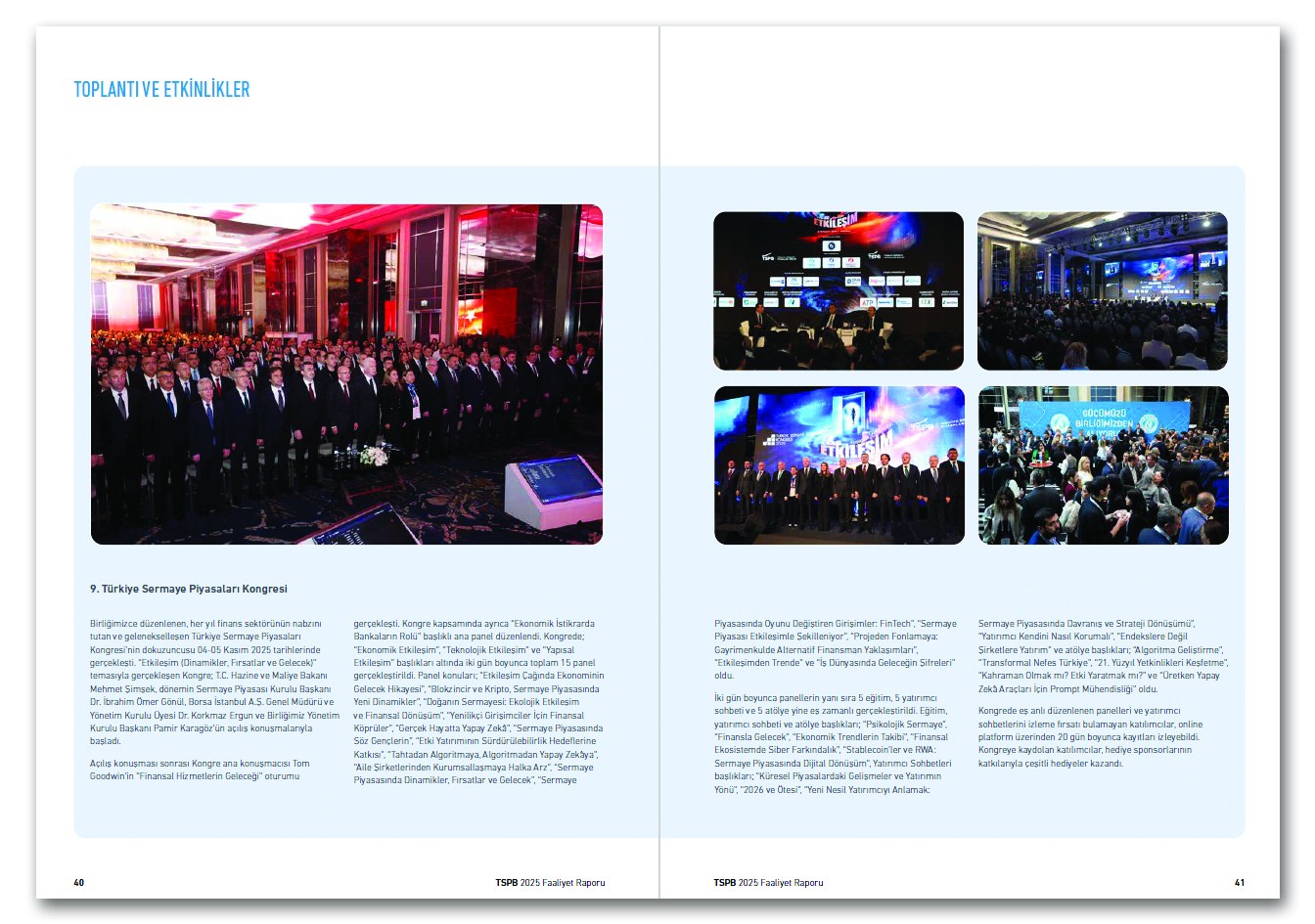 TÜRKİYE SERMAYE PİYASALARI BİRLİĞİ / 2025 Faaliyet Raporu / 2025 Annual Report