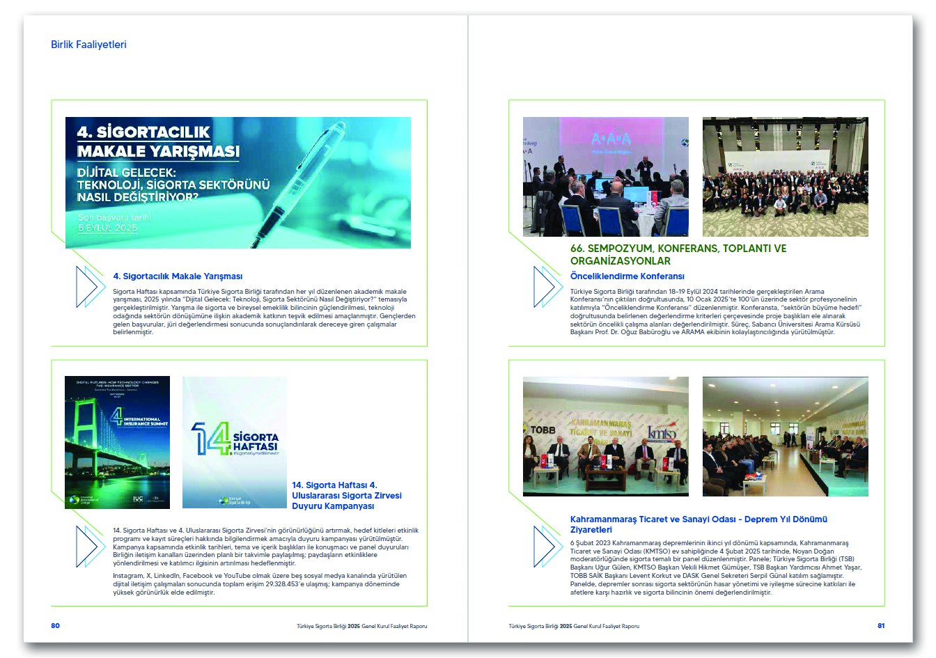 TÜRKİYE SİGORTA BİRLİĞİ / 2025 Faaliyet Raporu / 2025 Annual Report