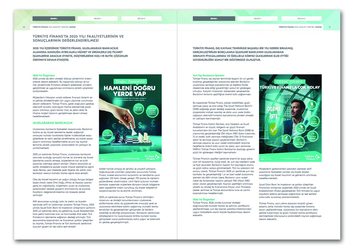 TÜRKİYE FİNANS / 2025 Faaliyet Raporu / 2025 Annual Report