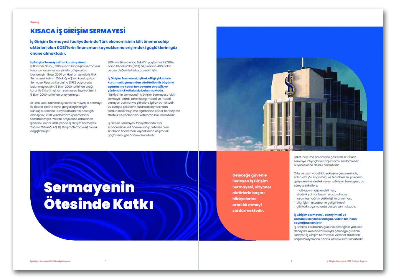 İŞ GİRİŞİM SERMAYESİ / 2025 Faaliyet Raporu / 2024 Annual Report