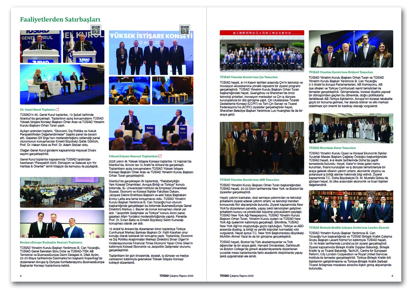 TÜSİAD / 2025 Faaliyet Raporu / 2025 Annual Report