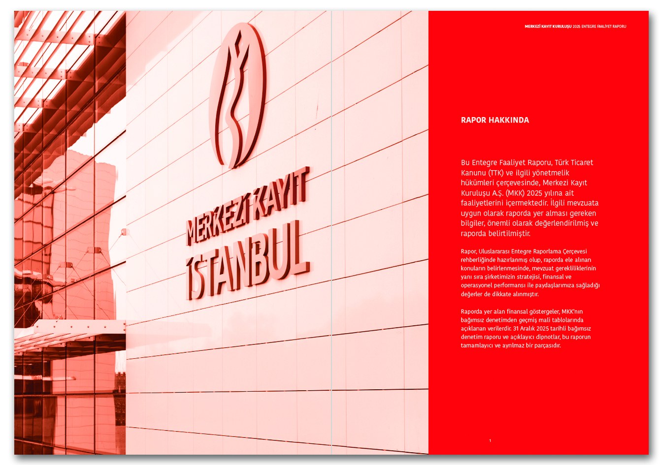 MERKEZİ KAYIT İSTANBUL / 2025 Entegre Faaliyet Raporu / 2025 Integrated Annual Report