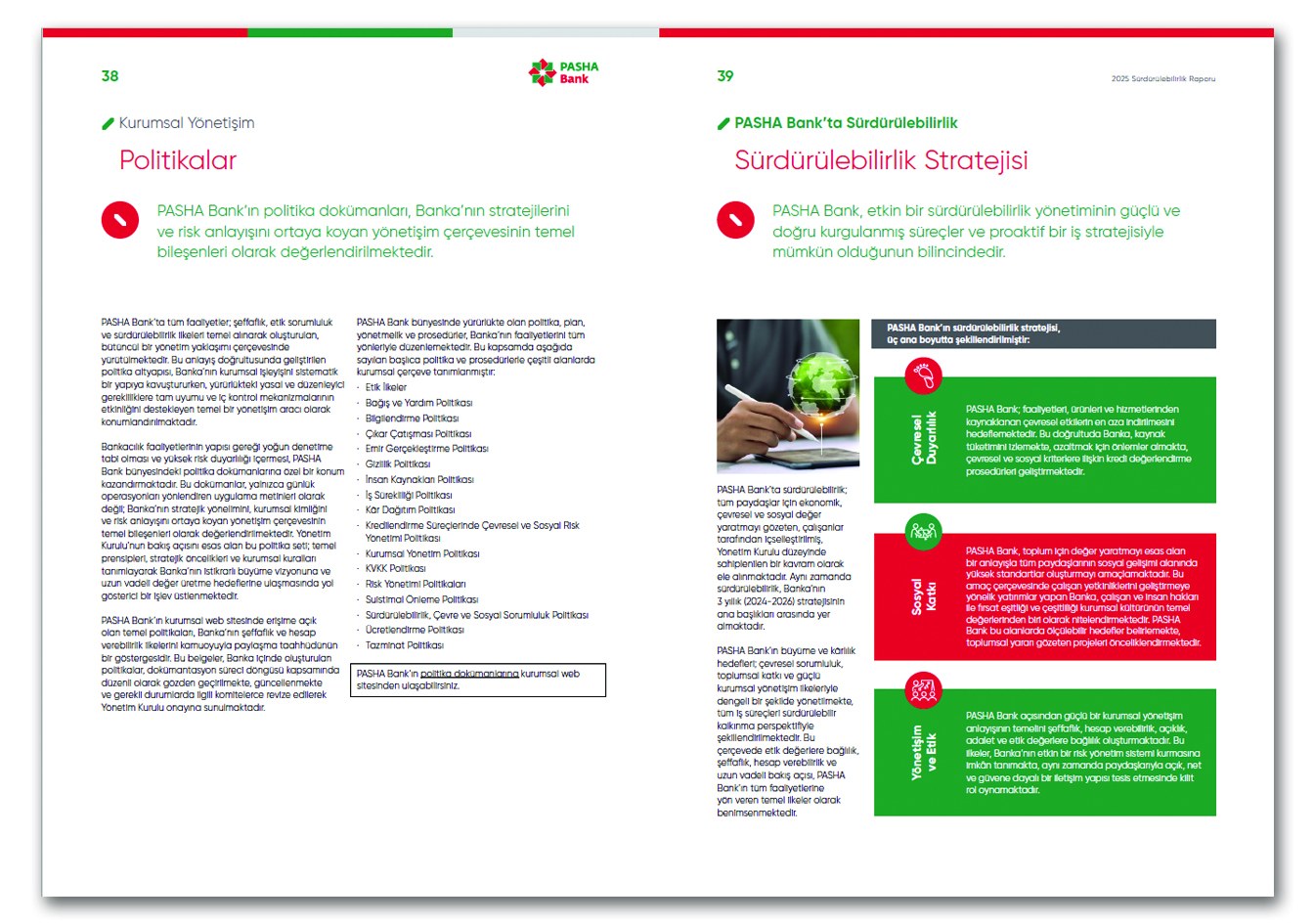 PASHA BANK / 2025 Sürdürülebilirlik Raporu / 2025 Sustainability Report